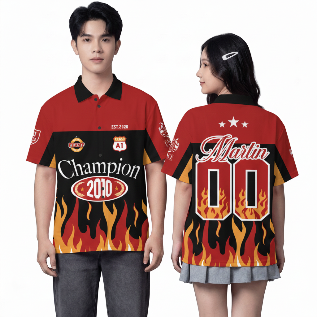 SƠ MI LỚP PHỐ ĐỎ ĐEN-0